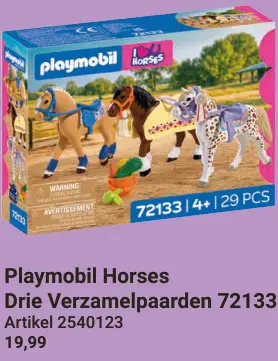 Aanbieding: Horses Drie Verzamelpaarden 72133