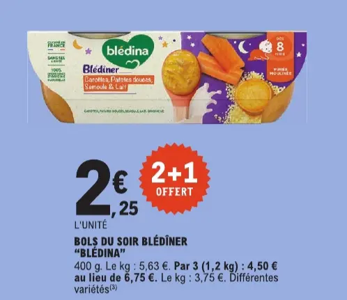 Offre: Bols du soir blédîner