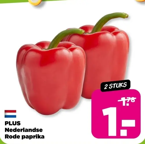 Nederlandse Rode paprika