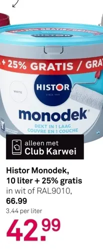Aanbieding: Histor Monodek