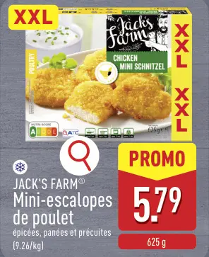 Offre: Mini-escalopes de poulet