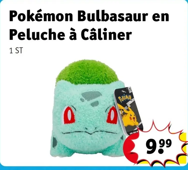 Offre: Bulbasaur en Peluche à Câliner