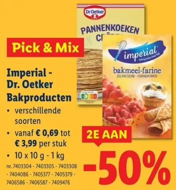 Promotie: Bakproducten