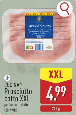 Offre: Prosciutto cotto XXL