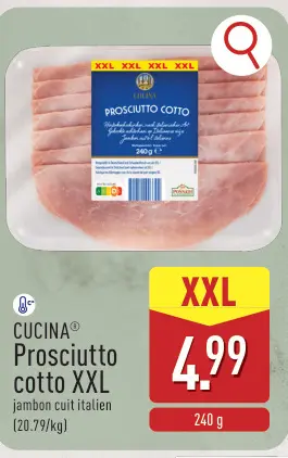 Offre: Prosciutto cotto XXL