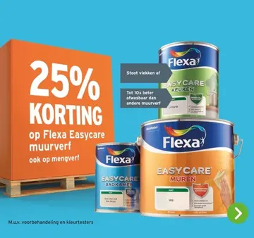 Aanbieding: Flexa Easycare muurverf