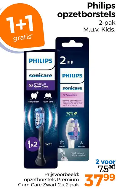Aanbieding: Philips opzetborstels