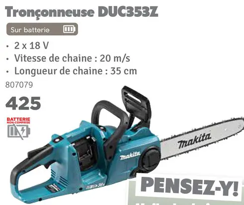 Offre: Tronçonneuse DUC353Z