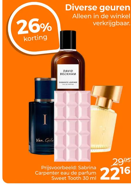Aanbieding: Diverse geuren