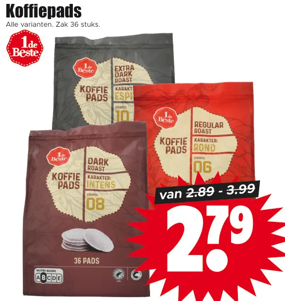 Aanbieding: Koffiepads