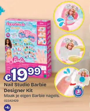 Promotie: Nail Studio Barbie Designer Kit