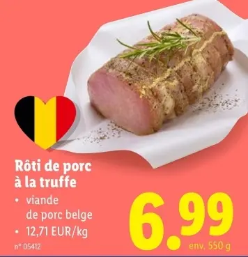 Offre: Rôti de porc à la truffe