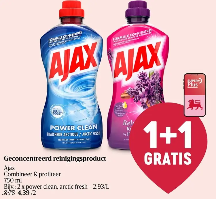 Promotie: Geconcentreerd reinigingsproduct