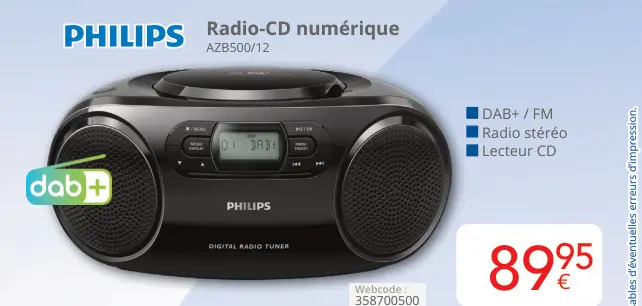 Offre: Radio-CD numérique