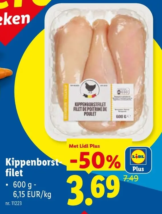 Promotie: Kippenborstfilet