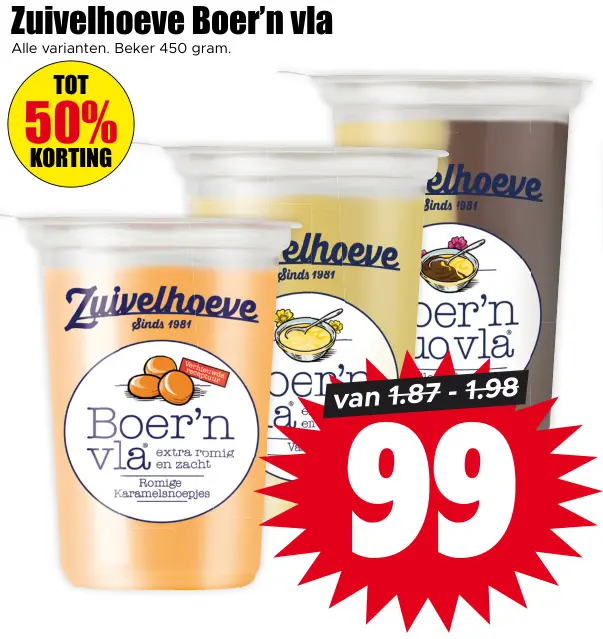 Aanbieding: Boer'n vla
