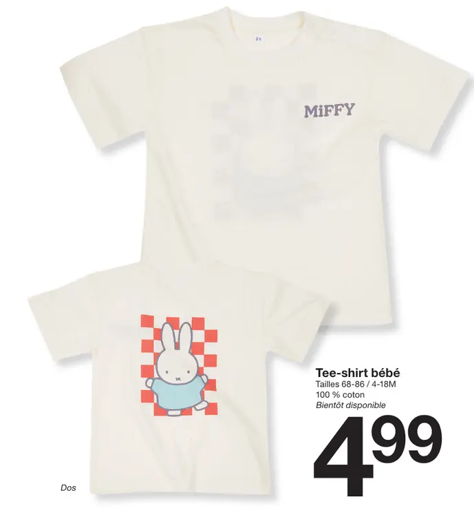 Offre: Tee-shirt bébé