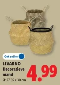 Aanbieding: Decoratieve mand