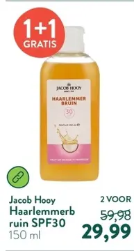Aanbieding: Jacob Hooy Haarlemmerbruin SPF30