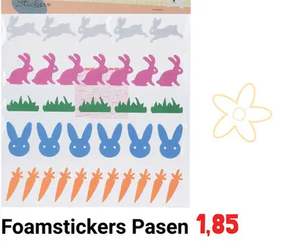 Aanbieding: Foamstickers Pasen