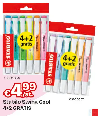 Promotie: Stabilo Swing Cool