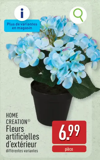 Offre: Fleurs artificielles d'extérieur