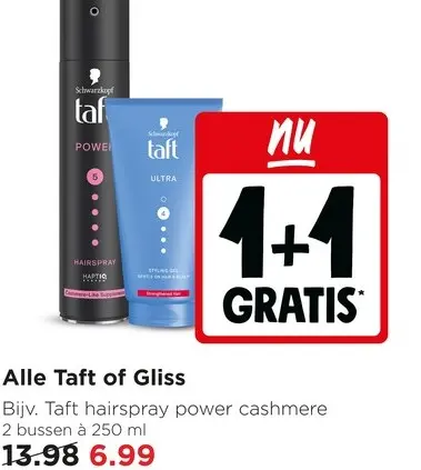 Aanbieding: Alle Taft of Gliss