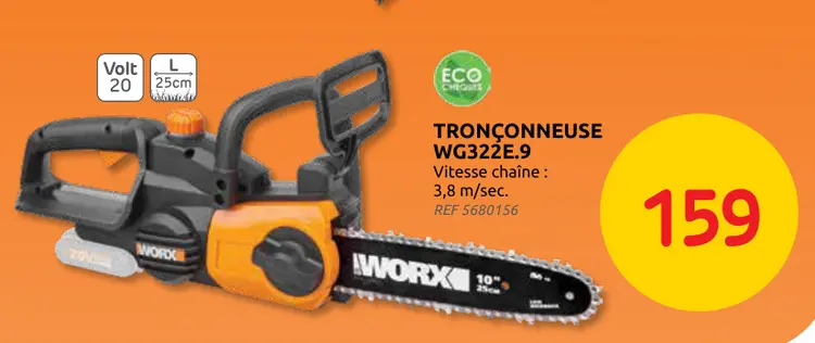 Offre: Tronçonneuse wg322e.9
