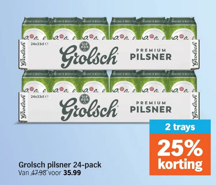 Aanbieding: pilsner 24-pack