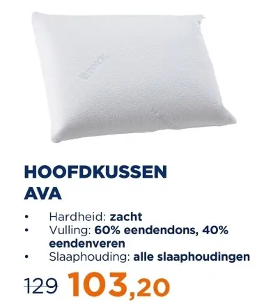 Aanbieding: Hoofdkussen ava