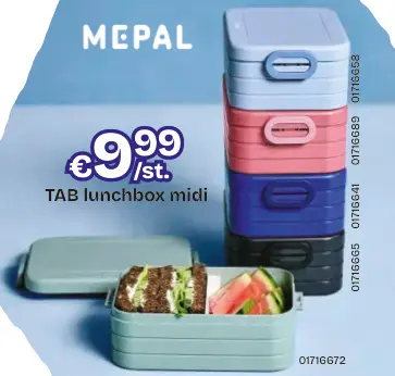 Promotie: TAB lunchbox midi