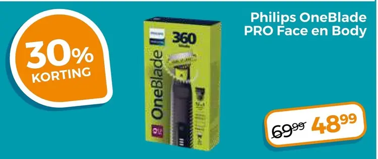 Aanbieding: OneBlade PRO Face en Body