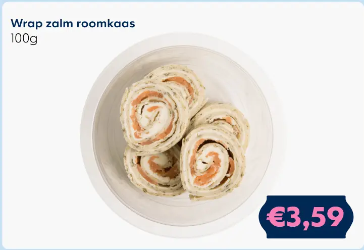 Aanbieding: Wrap zalm roomkaas