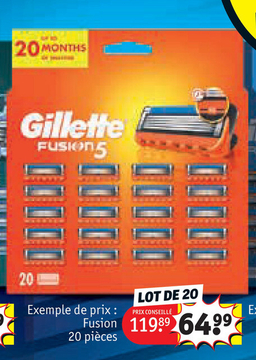 Offre: Gillette Fusion5