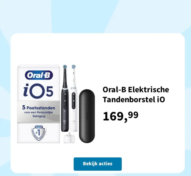 Promotie: Oral-B iO5 Electric Toothbrush