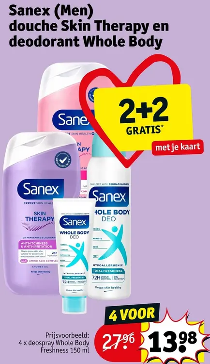 Promotie: Douche Skin Therapy en deodorant Whole Body
