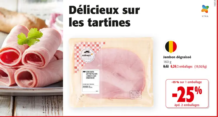 Offre: Jambon dégraissé