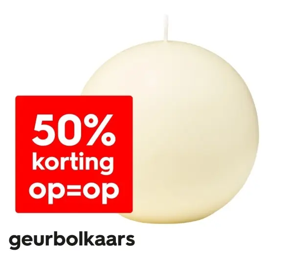 Aanbieding: Geurbolkaars