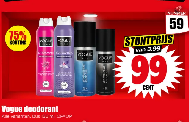 Aanbieding: Vogue Deodorant