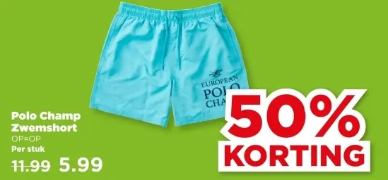 Polo Champ Zwemshort