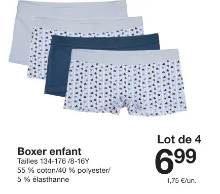 Offre: Boxer enfant