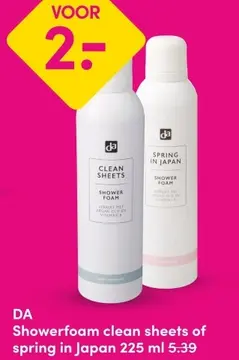 Aanbieding: Showerfoam clean sheets of spring in Japan