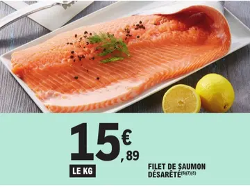 Offre: FILET DE SAUMON DÉSARÊTÉ
