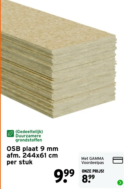Aanbieding: OSB plaat