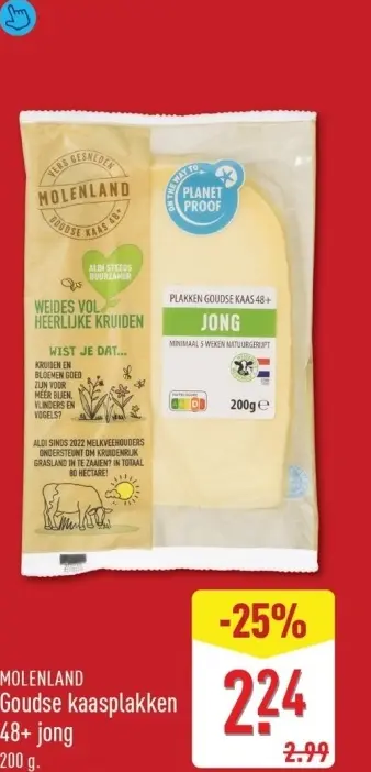 Aanbieding: Goudse kaasplakken 48+ jong