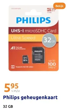 Aanbieding: Philips geheugenkaart