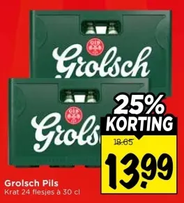 Aanbieding: Grolsch Pils
