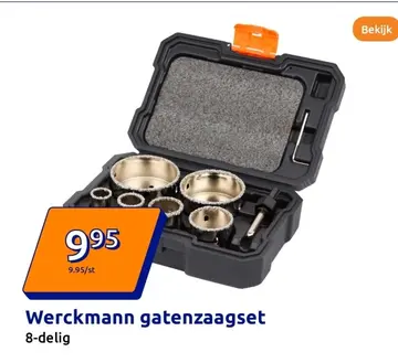 Aanbieding: Werckmann gatenzaagset