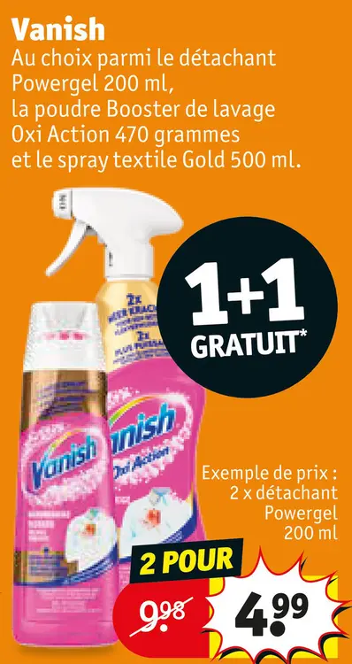 Offre: Vanish
