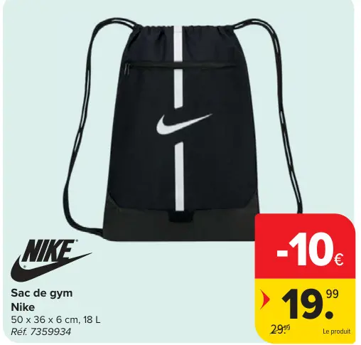 Offre: Sac de gym